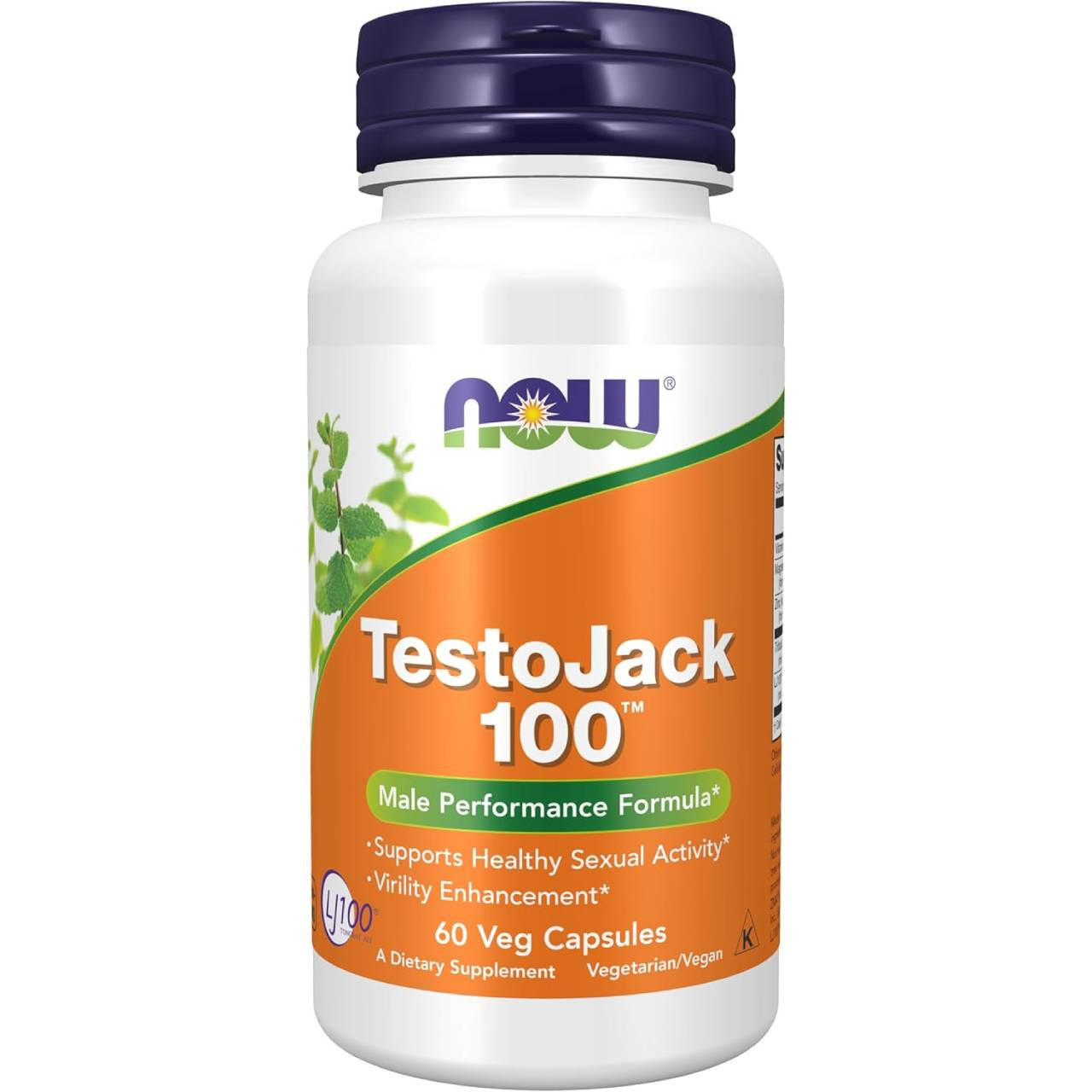 NOW Sports Testo Jack 100 - 60 Capsules 27$