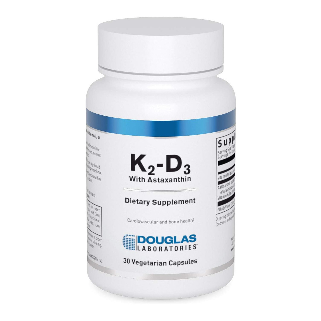 Douglas Labs K2-D3 wAstaxanthin 30c - 30 Capsules 43$