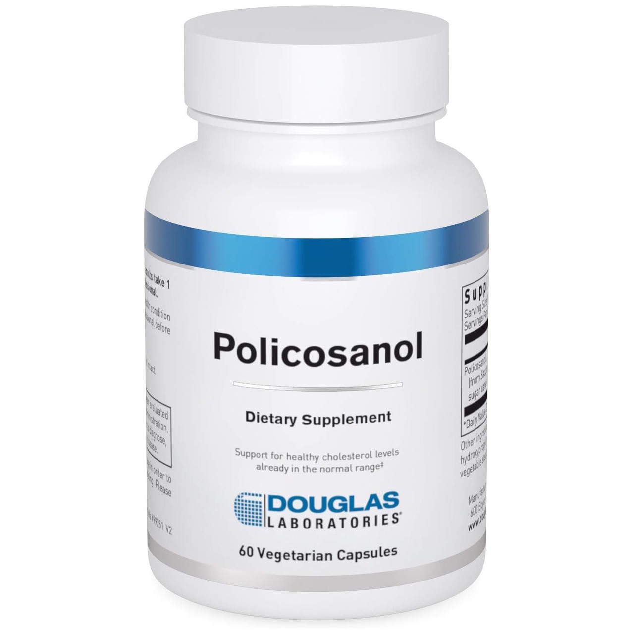 Douglas Labs Policosanol 10mg - 60 Capsules 29$