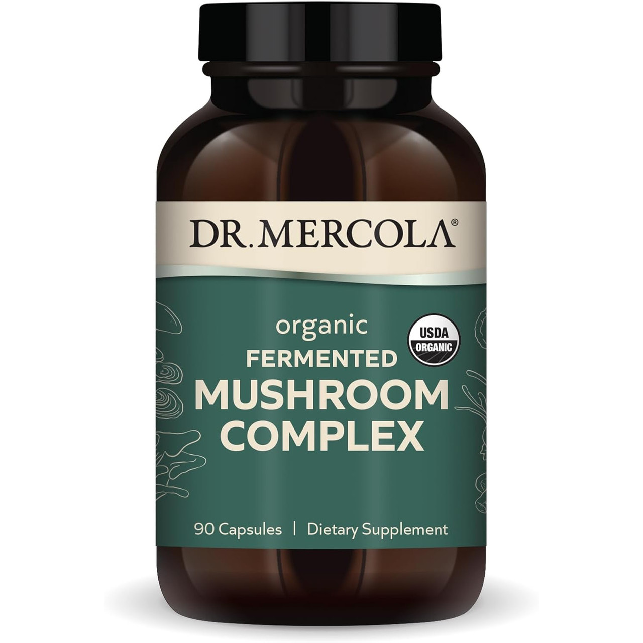 Dr Mercola Fermented Mushroom Complex - 90 Capsules 28$