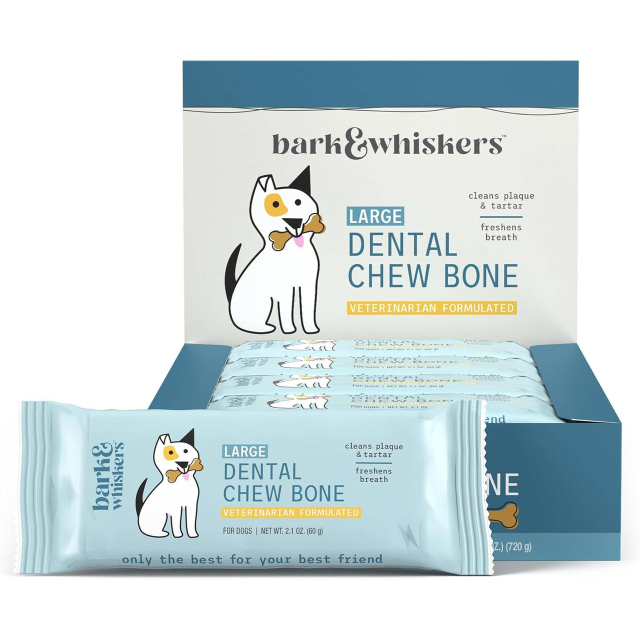 Dr. Mercola Dog Dental Chew Bones Large - 12 Chewables