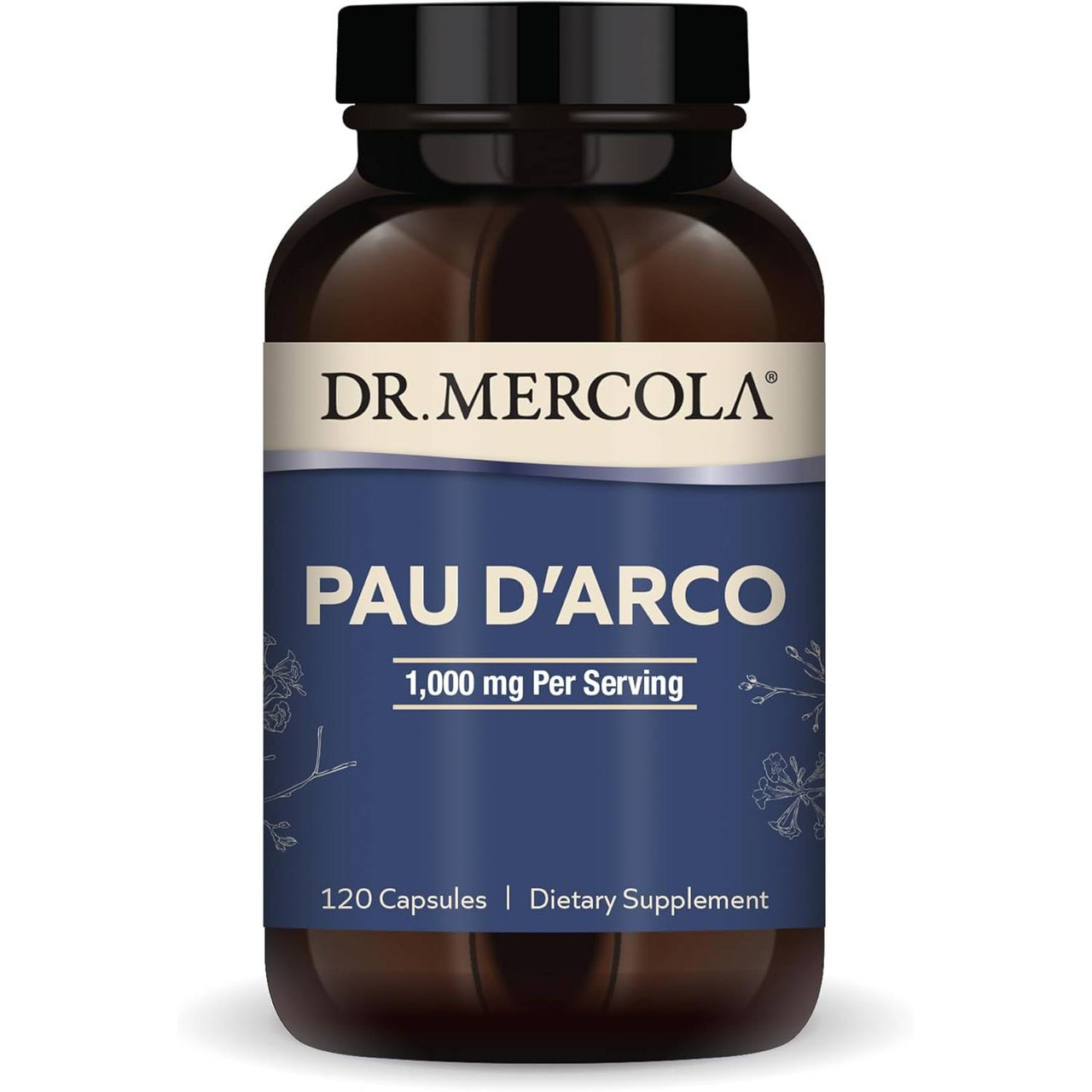 Dr Mercola Pau DArco - 120 Capsules 20$