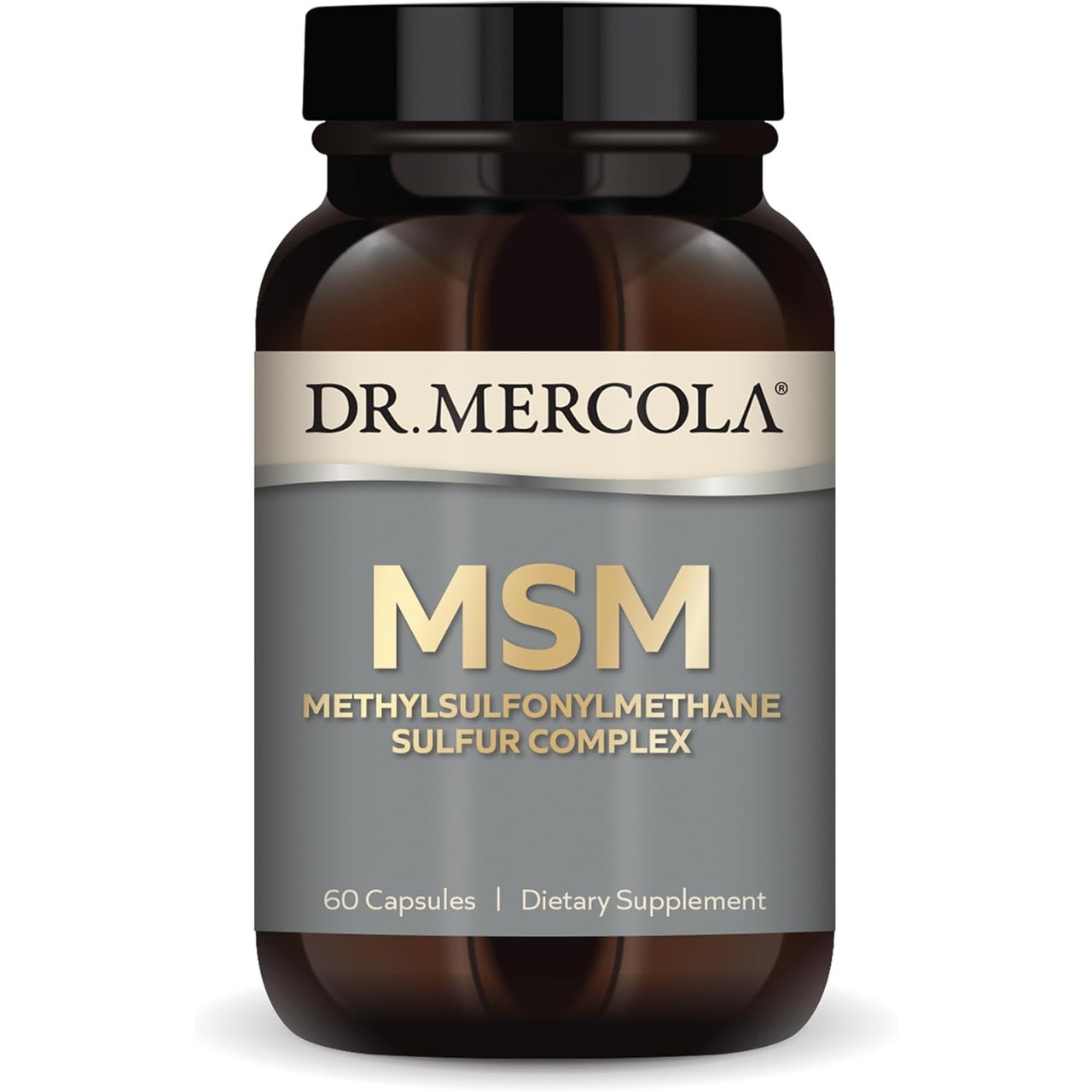Dr. Mercola MSM with Organic Sulfer Complex - 60 Capsules