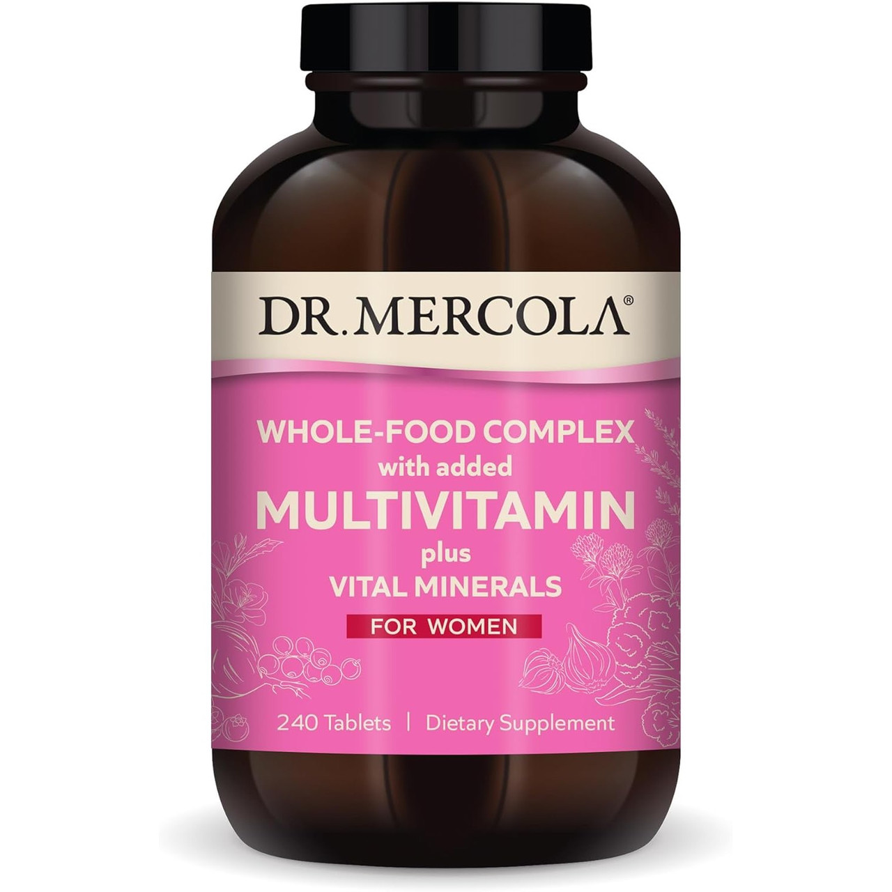 Dr Mercola Whole Food Multivitamin Plus for Women - 240 Tablets 63$