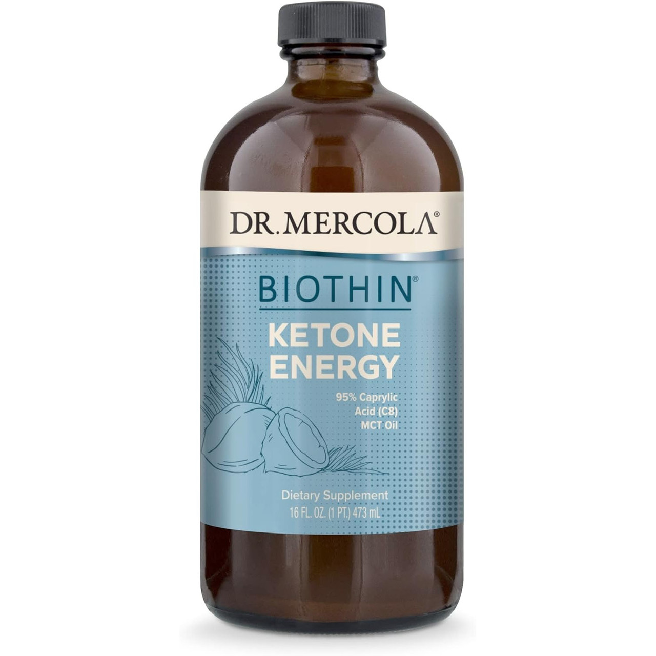 Dr Mercola Biothin Ketone Energy MCT Oil - 473 Milliliters 32$