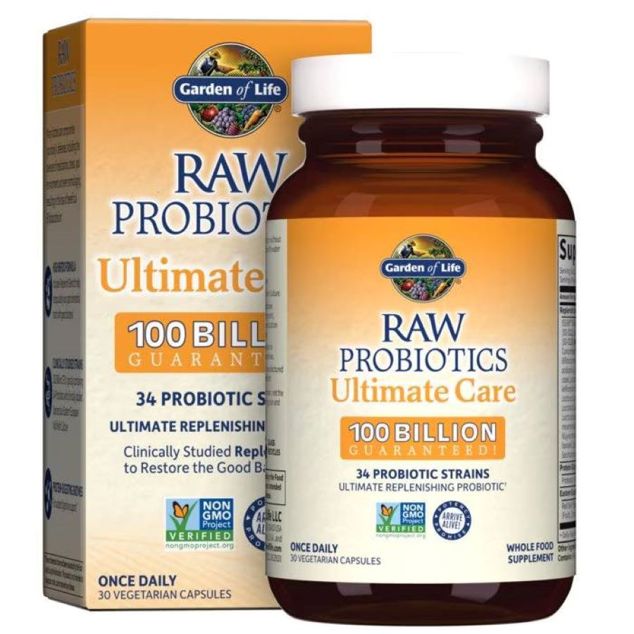 Garden of Life Raw Probiotics Ultimate Care - 30 Capsules 60$
