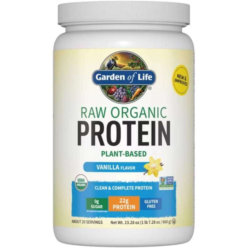 Photos - Protein Garden of Life RAW Organic  - Real Raw Vanilla - 620 Grams GRLF16039 