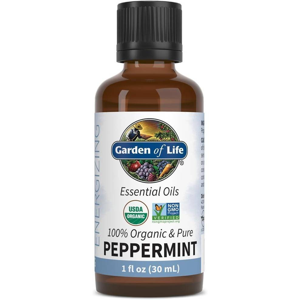 Garden of Life Peppermint Essential Oil Organic - 1 Ounce 20$