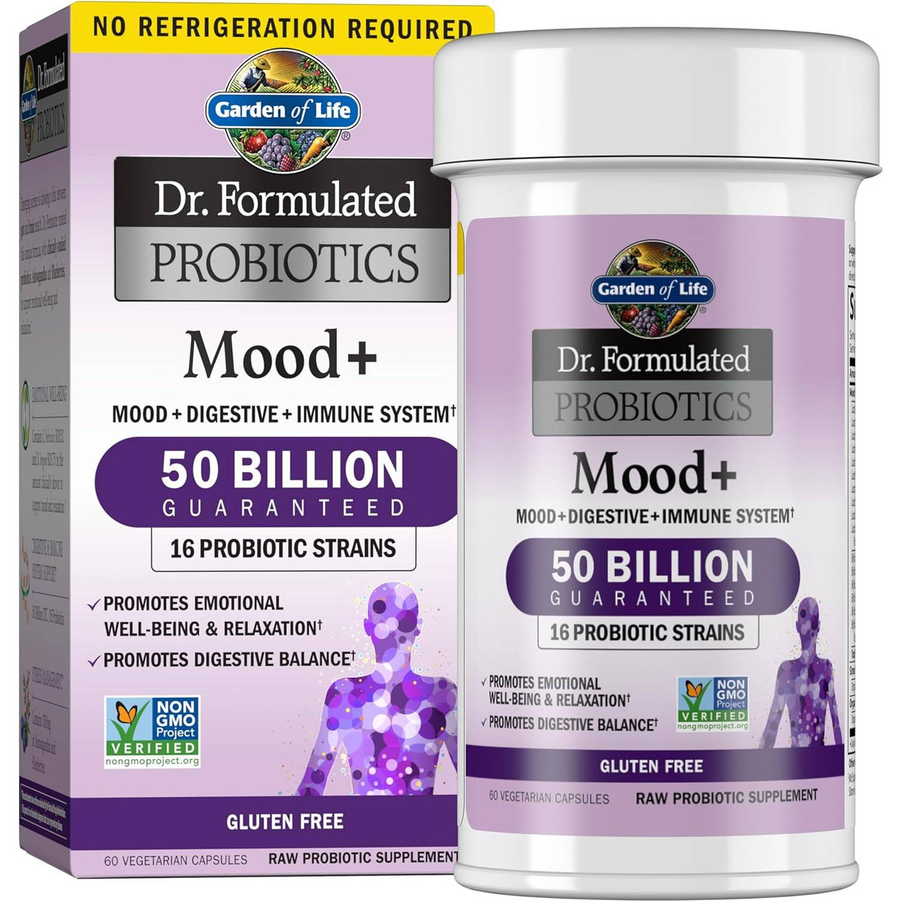Garden of Life Dr Formulated Probiotics Mood - 60 Capsules 51$
