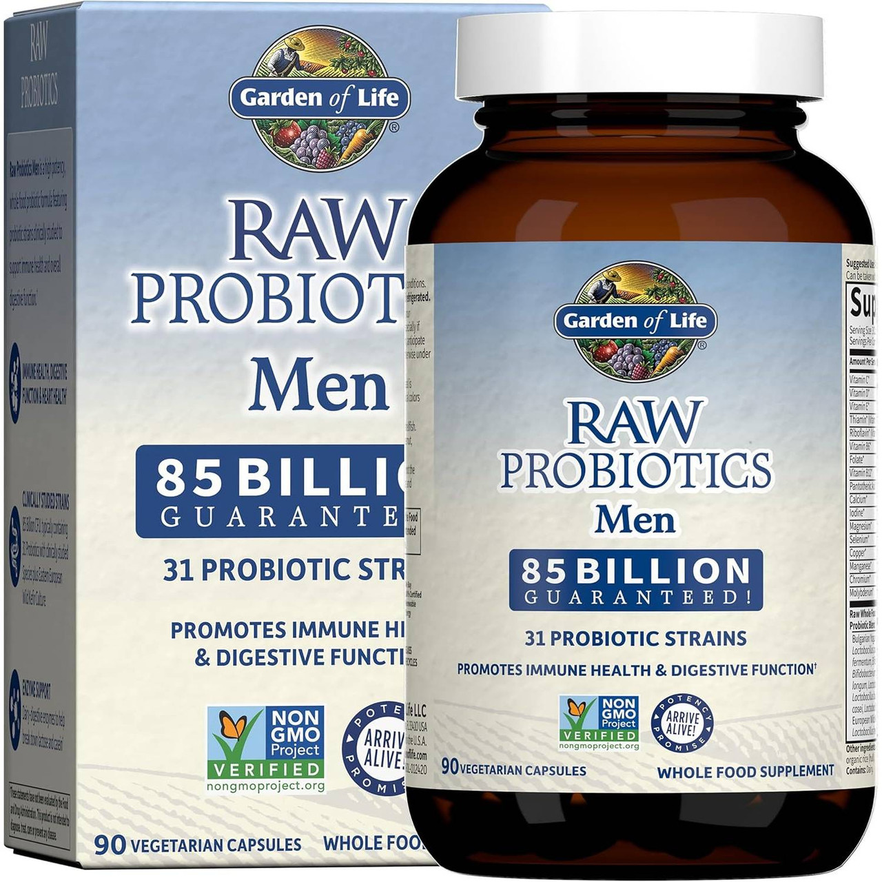 Garden of Life RAW Probiotics Men - 90 Capsules 60$