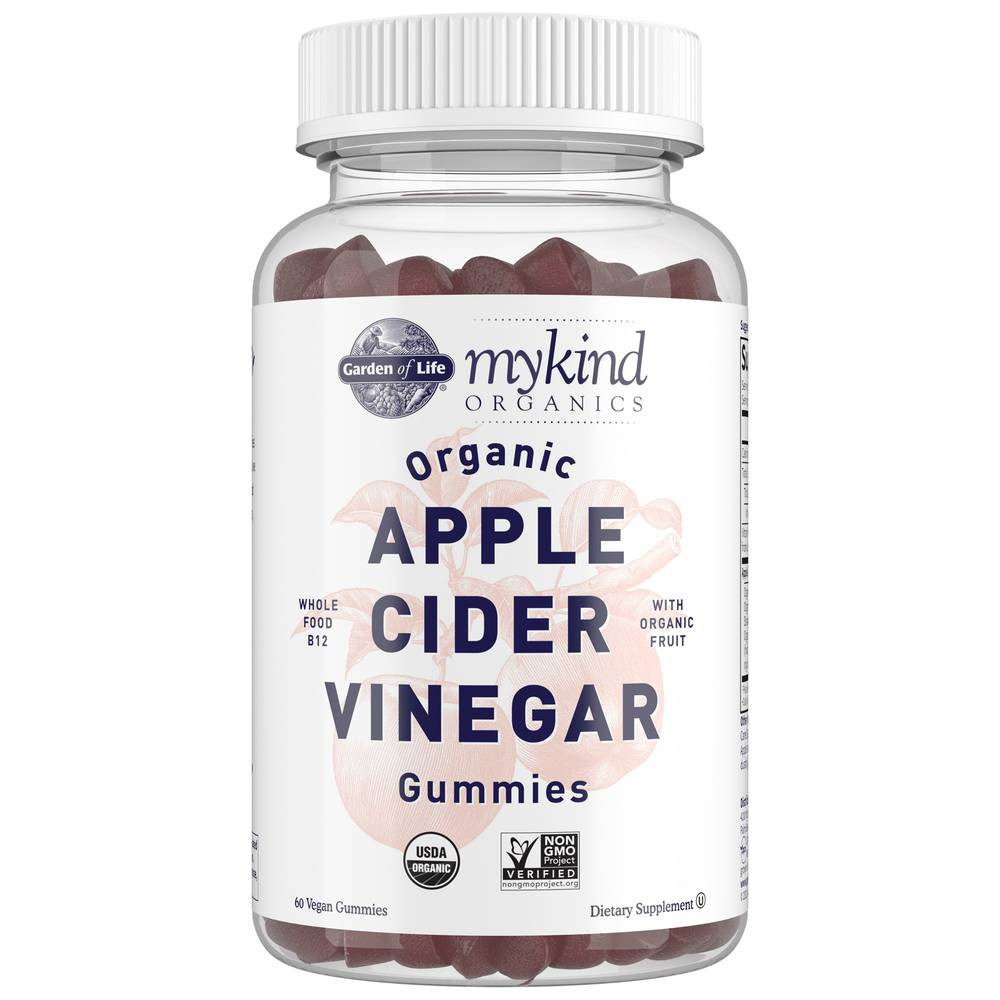 Garden of Life myKind Organics Apple Cider Vinegar Prob - 60 Gummies 26$