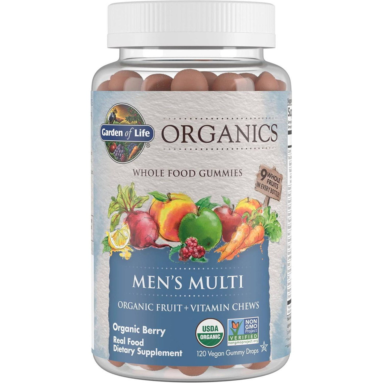 Garden of Life Mykind Mens Multi-Berry - 120 Gummies 38$