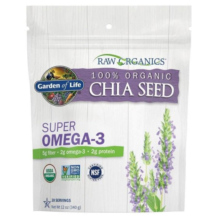Garden of Life Raw Organics Chia Seed - 340 Grams 16$