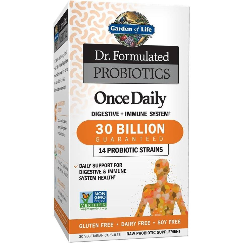 Garden of Life Dr Formulated PROBIOTICS Once Daily - 30 Capsules 35$
