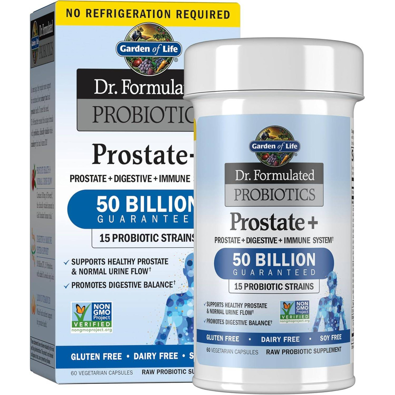 Garden of Life Dr. Formulated PROBIOTICS Prostate+ - 60 Capsules