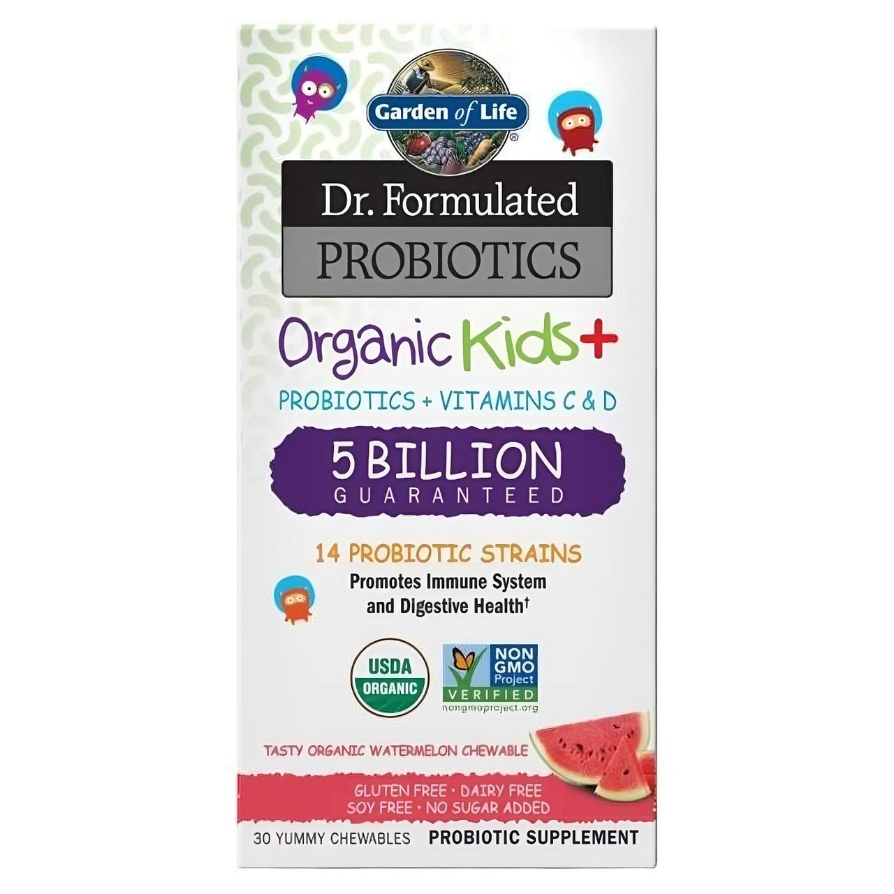 Garden of Life Organic Kids Probiotics WM - 30 Tablets 28$