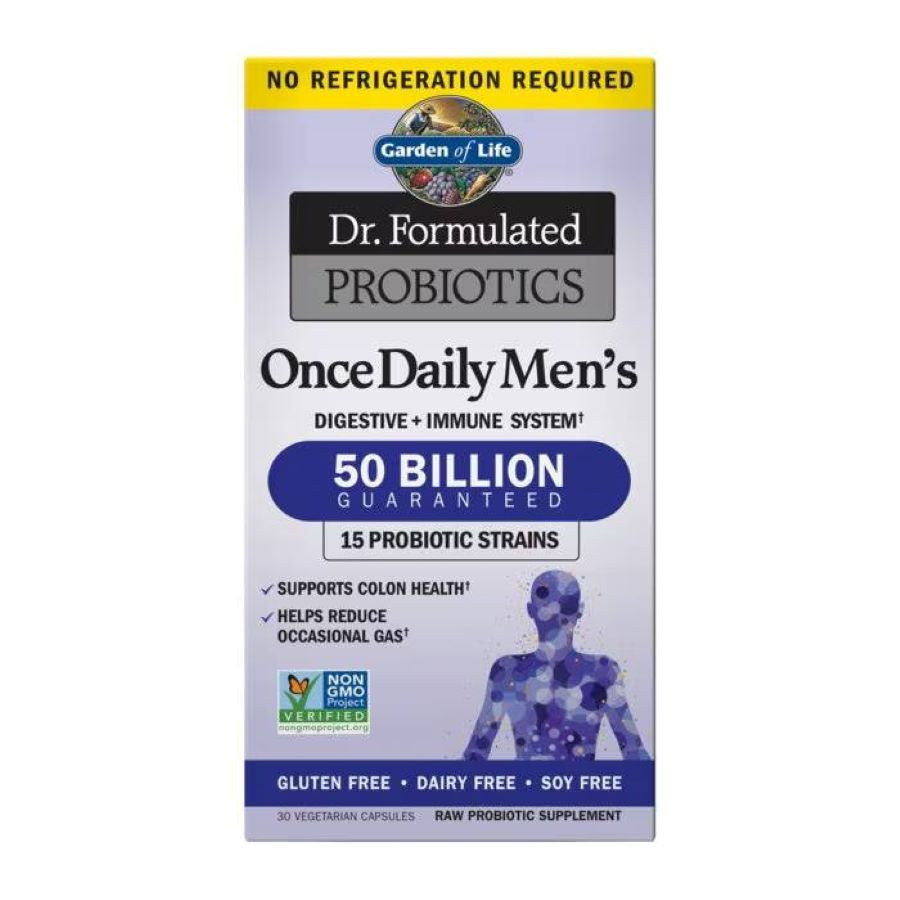 Garden of Life Dr Formulated PROBIOTICS Once Daily Mens - 30 Capsules 46$