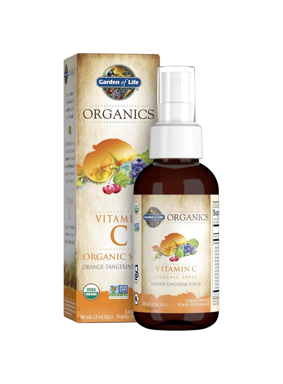 Garden of Life MyKind Organics Vitamin C Spray - Orange Tangerine - 58 Milliliters 15$