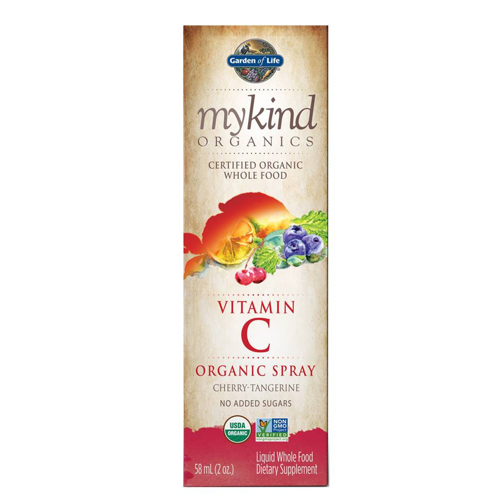 Garden of Life MyKind Organics Amla Vitamin C - Cherry Tangerine Spray - 58 Milliliters 15$