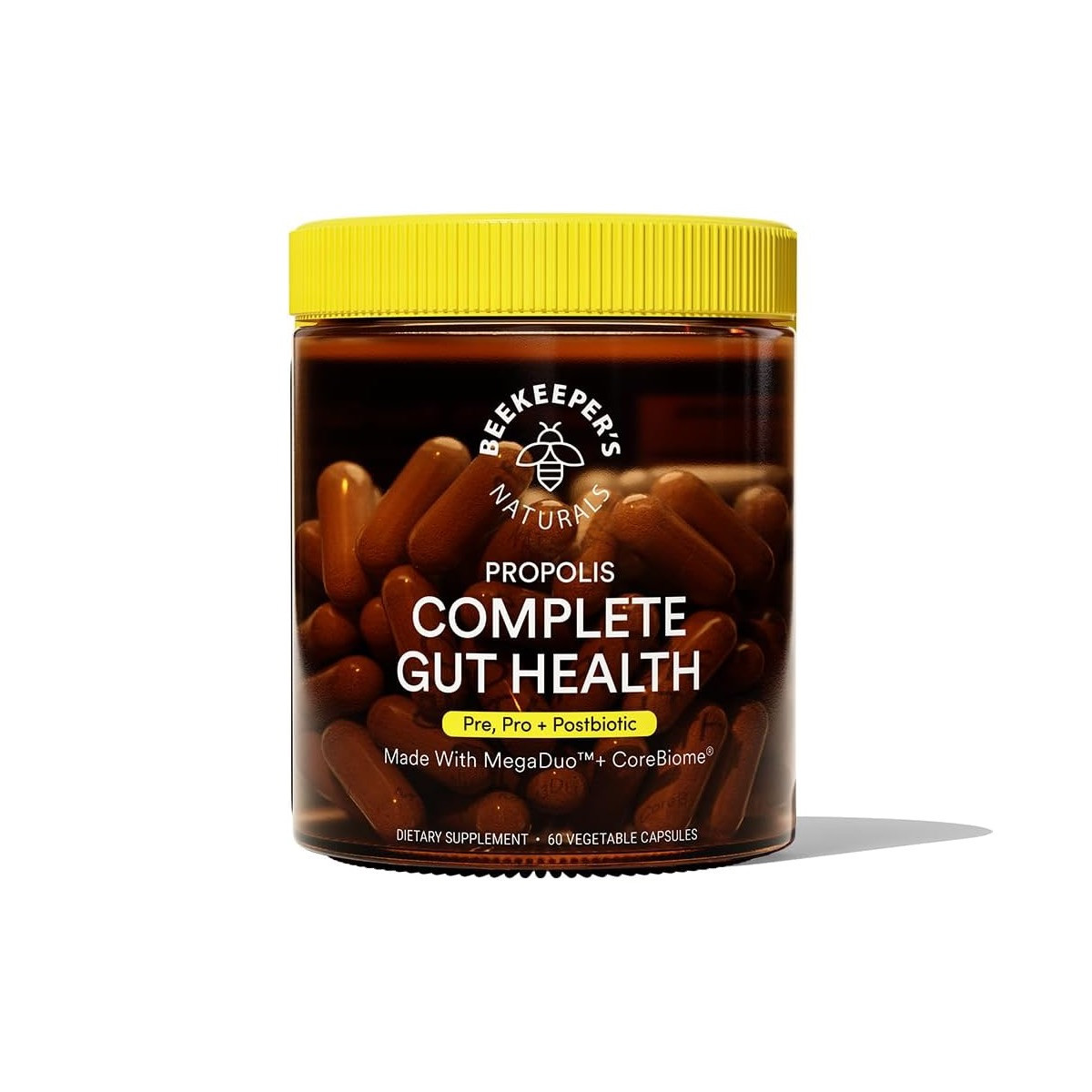 Beekeepers Naturals Propolis Complete Gut Health - 60 Capsules 45$