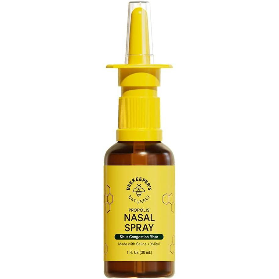 Beekeepers Naturals Propolis Nasal Spray - Sinus Congestion Support - 30 Milliliters