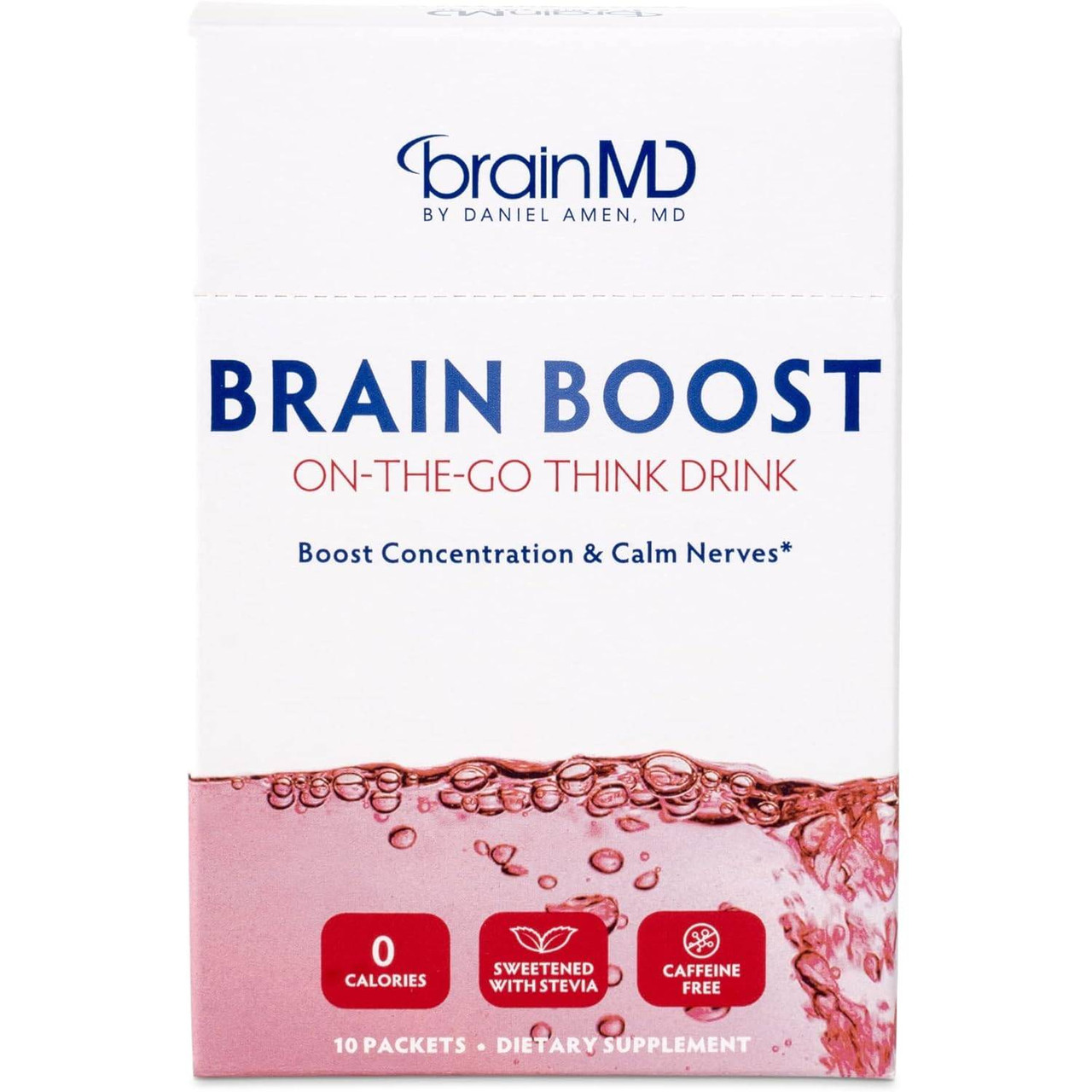 BrainMD Brain Boost On-The-Go - 1 Box 10 Packets 16$