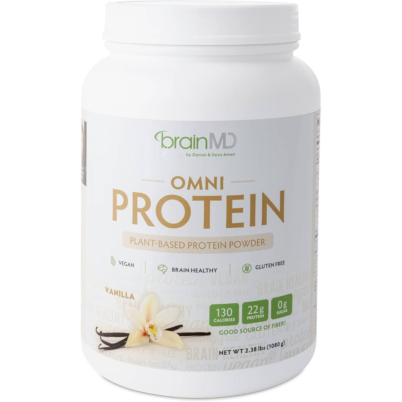 BrainMD Omni Protein - Vanilla - 1080 Grams 60$