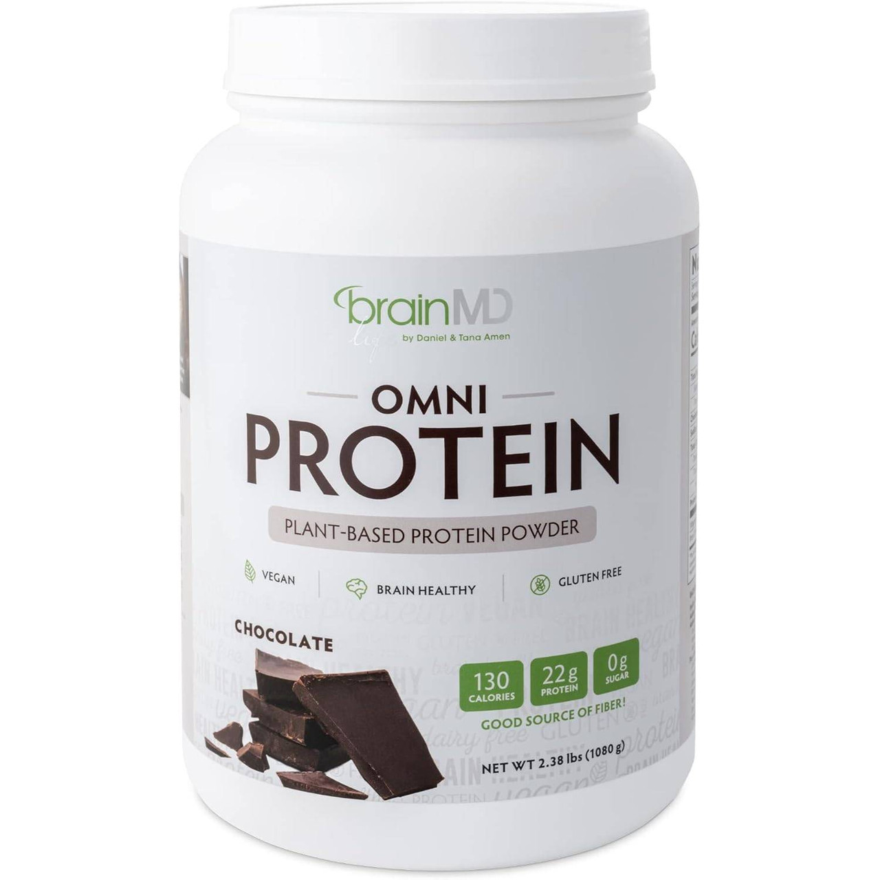 BrainMD Omni Protein - Chocolate - 1080 Grams