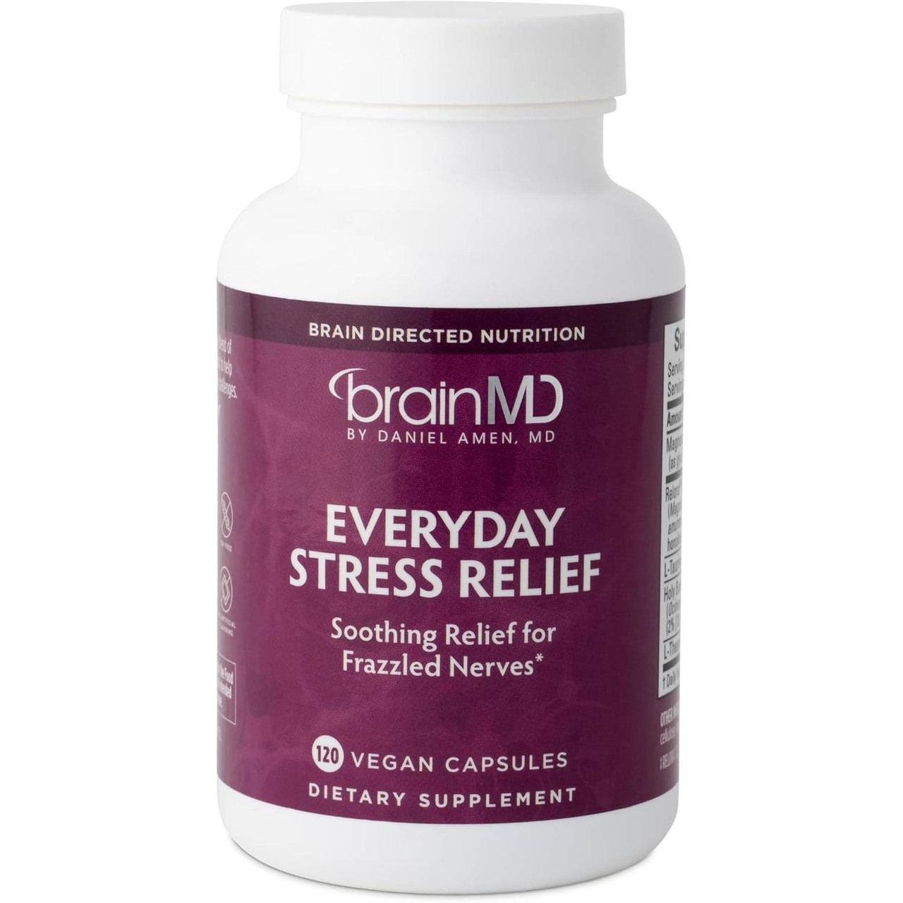 BrainMD Everyday Stress Relief - 120 Capsules 52$