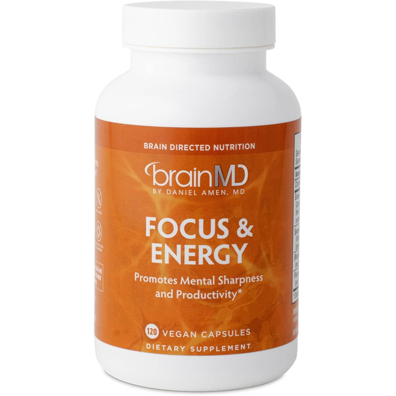BrainMD Focus & Energy - 120 Capsules