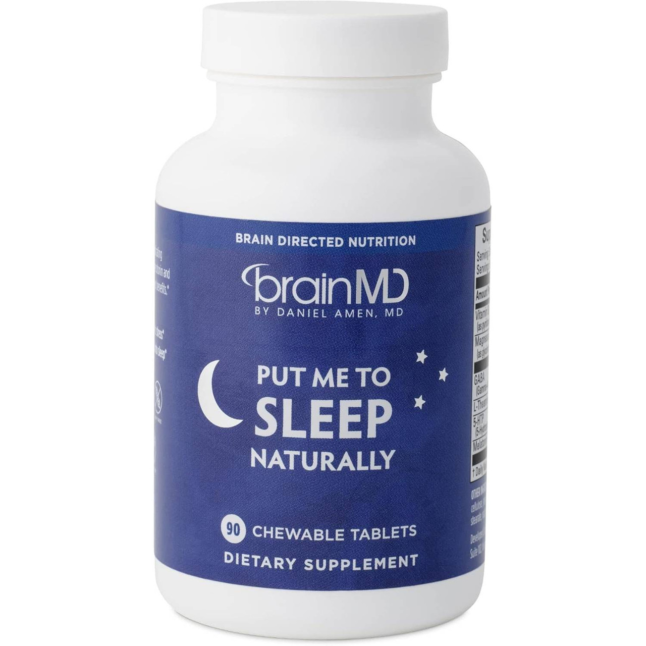 BrainMD Put Me To Sleep Chewables - 90 Chewable Tablets 42$