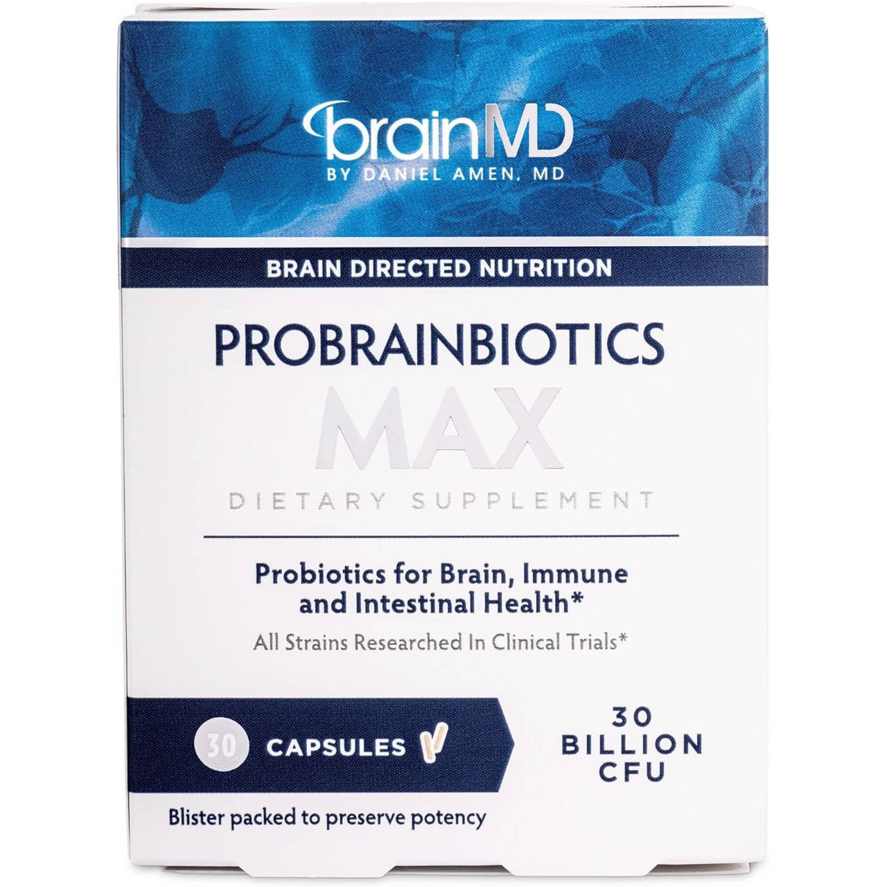 BrainMD ProBrainBiotics Max - 30 Capsules 49$