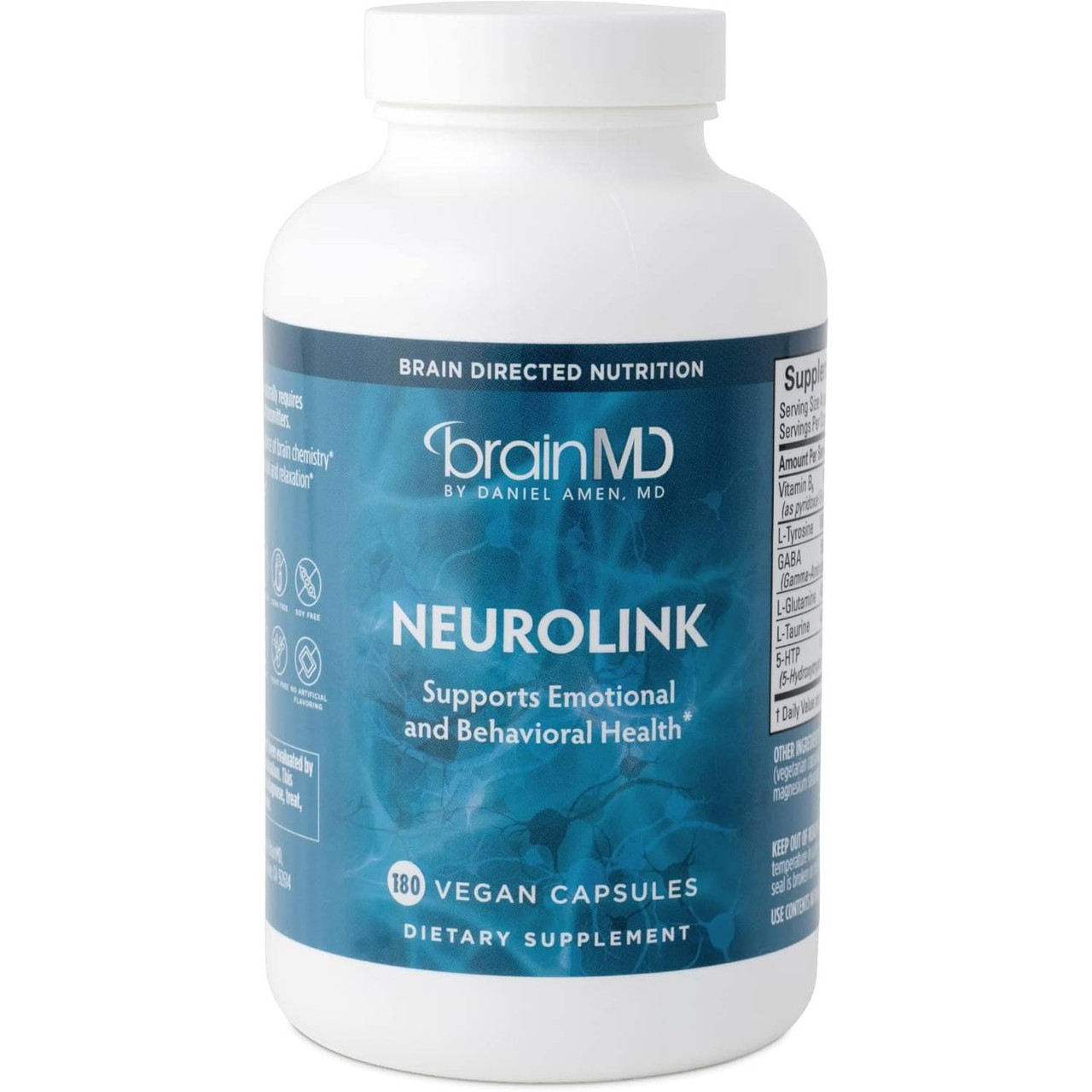BrainMD NeuroLink - 180 Capsules 42$