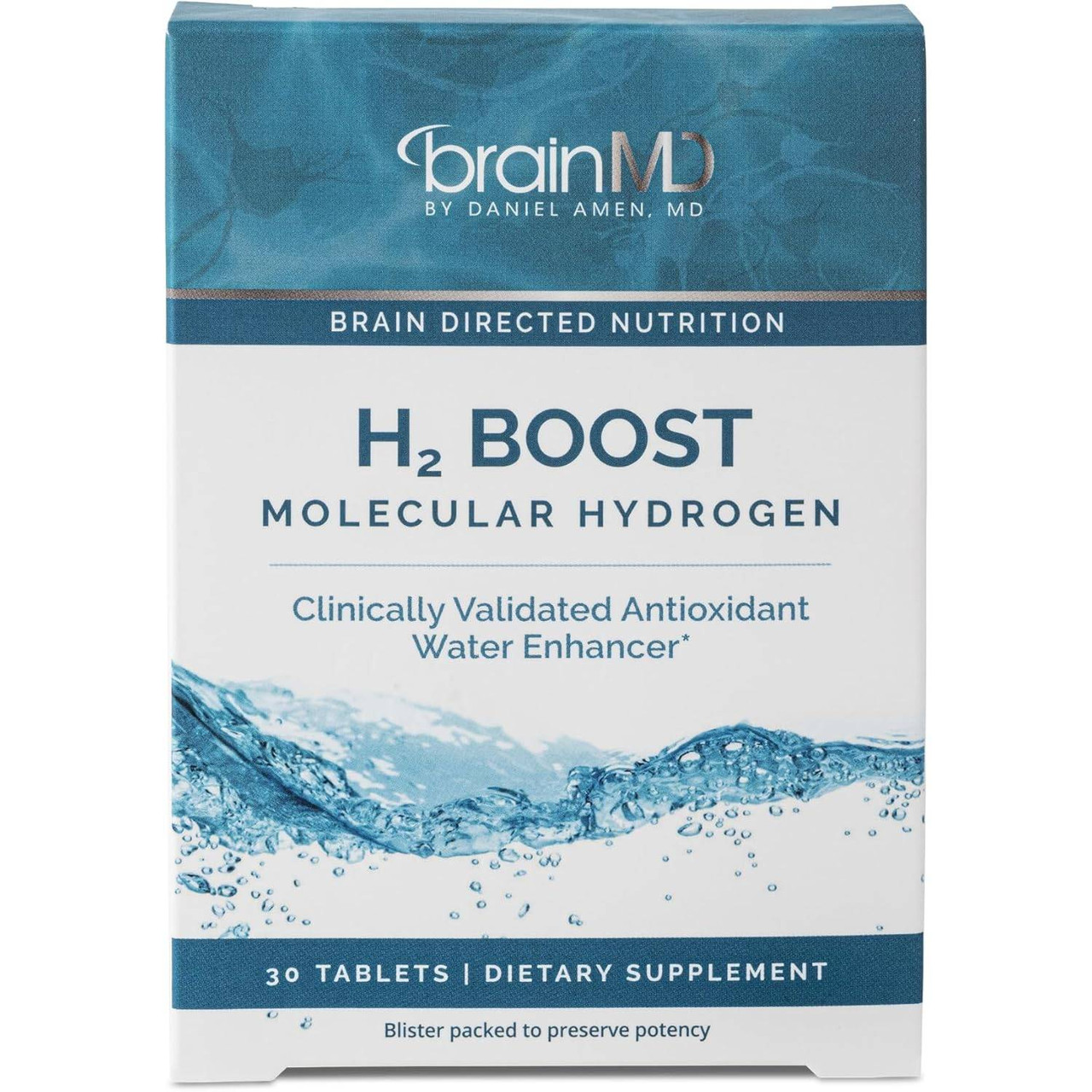 BrainMD H2 Boost Molecular Hydrogen - 30 tablets 32$