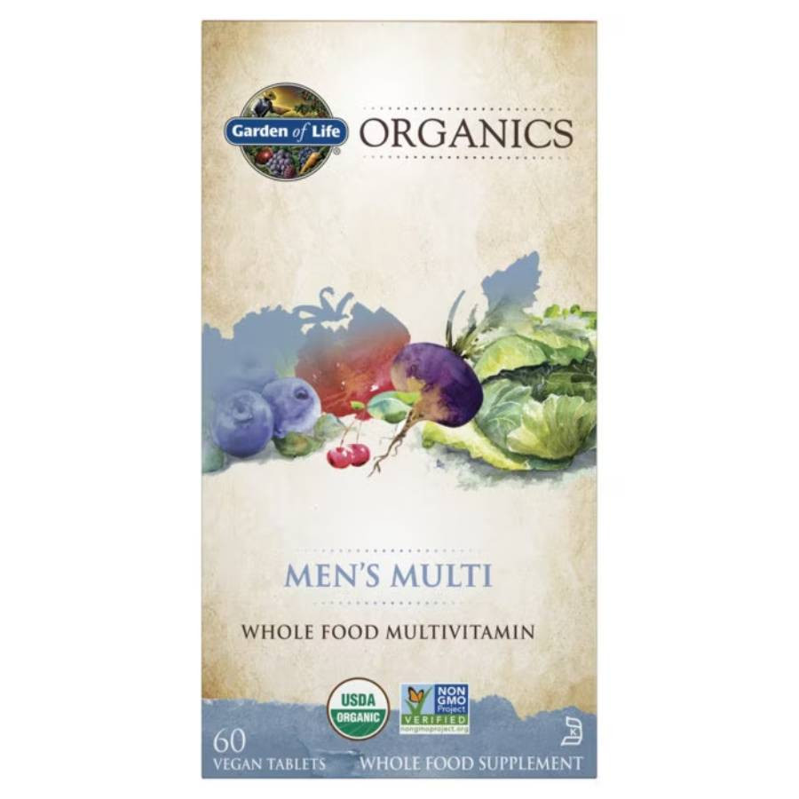 Garden of Life Mykind Organics Mens Multi - 60 tablets 57$