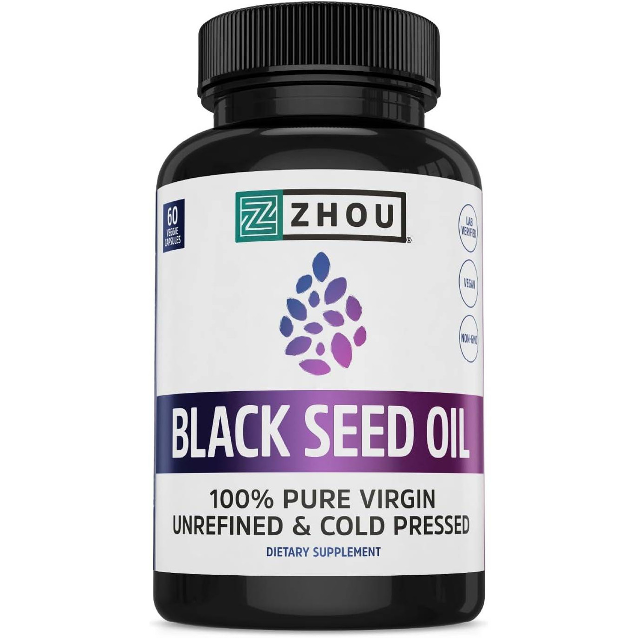 ZHOU Nutrition Black Seed Oil - 60 Capsules