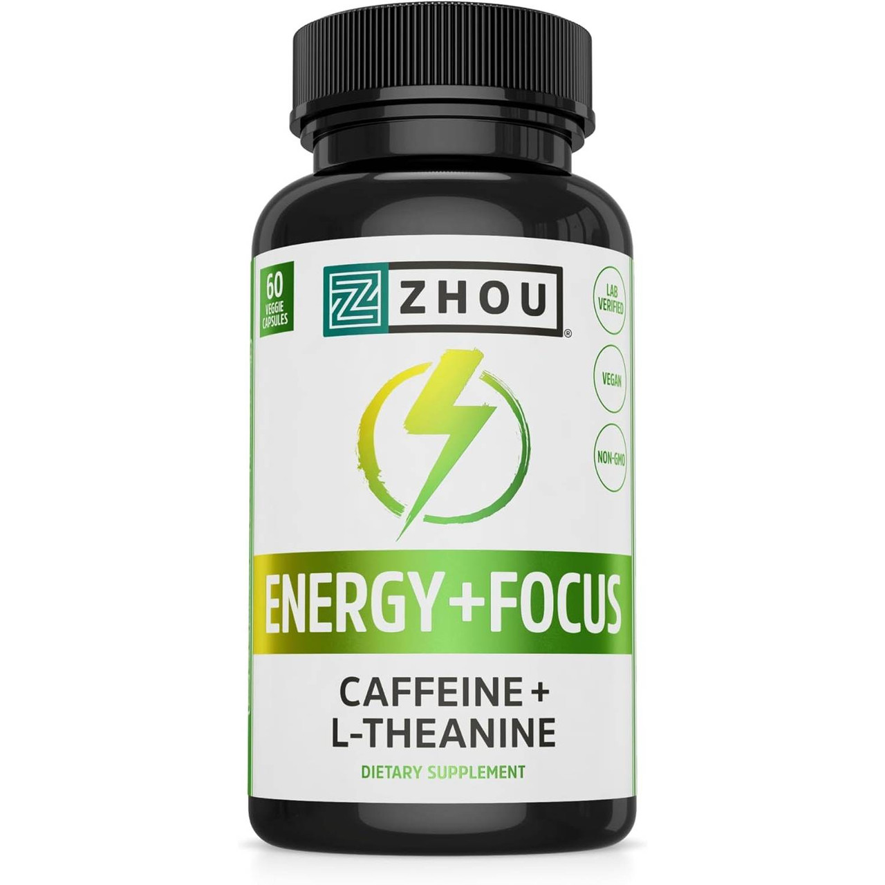 ZHOU Nutrition Energy + Focus - 60 Capsules