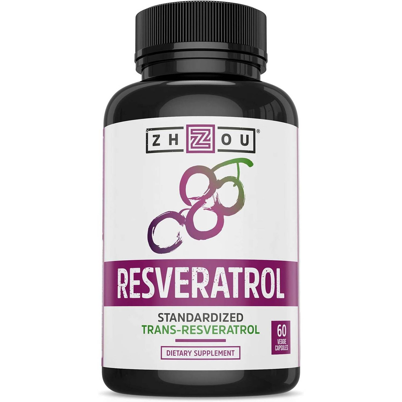 ZHOU Nutrition Resveratrol - 60 Capsules