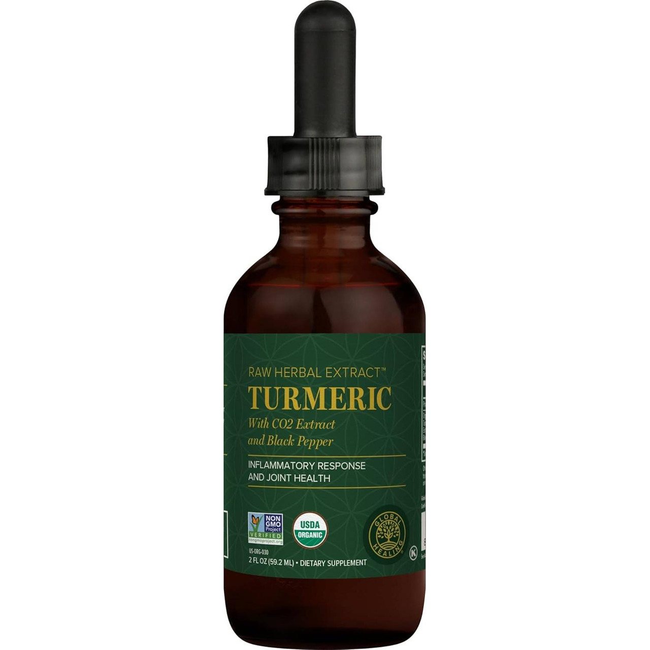 Global Healing Center Organic Liquid Turmeric - 59.2 Milliliters