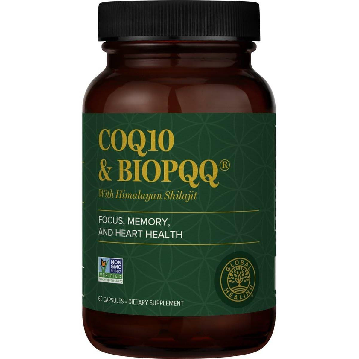 Global Healing Center CoQ10 BioPQQ with Himalayan Shilajit - 60 Capsules 70$