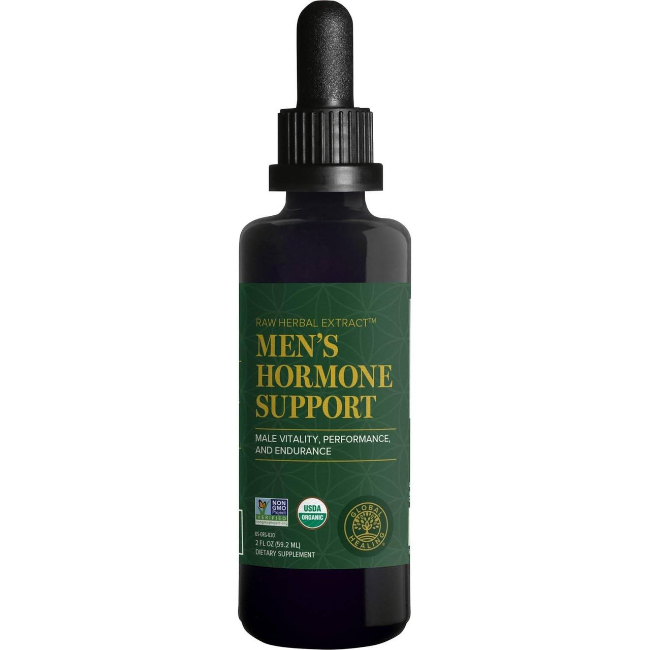 Global Healing Center Men's Hormone Support - 59.2 Milliliters