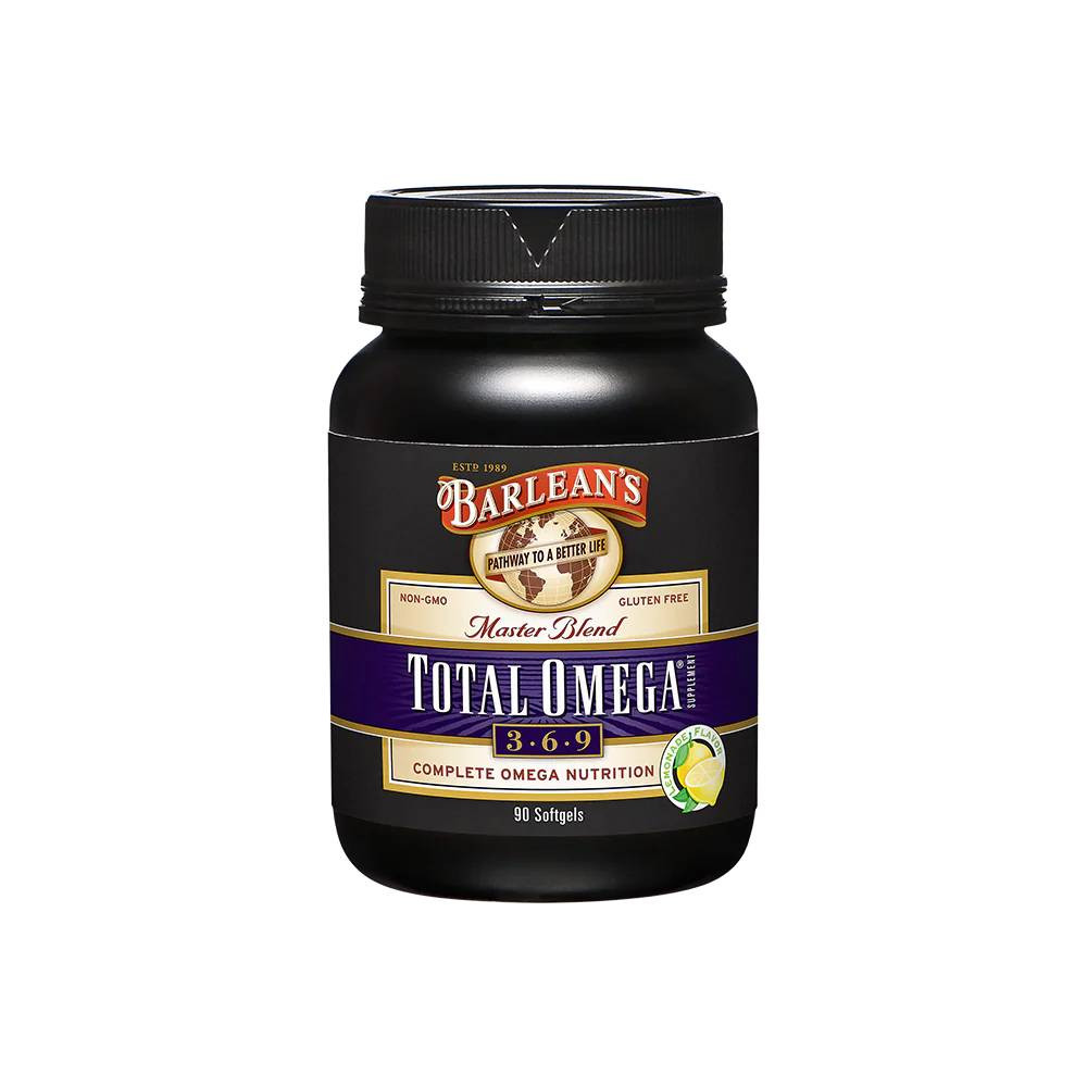 Barleans Organic Oils Total Omega - 90 Softgels 34$
