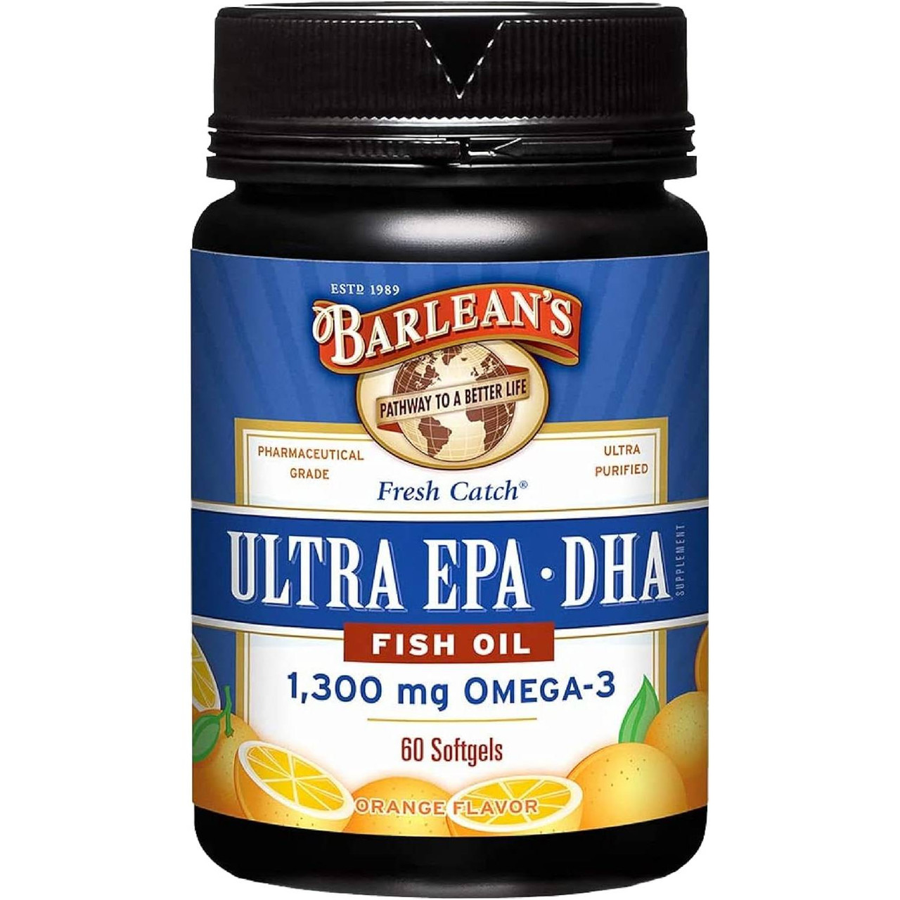 Barleans Organic Oils Fresh Catch Ultra EPA-DHA - 60 Softgels