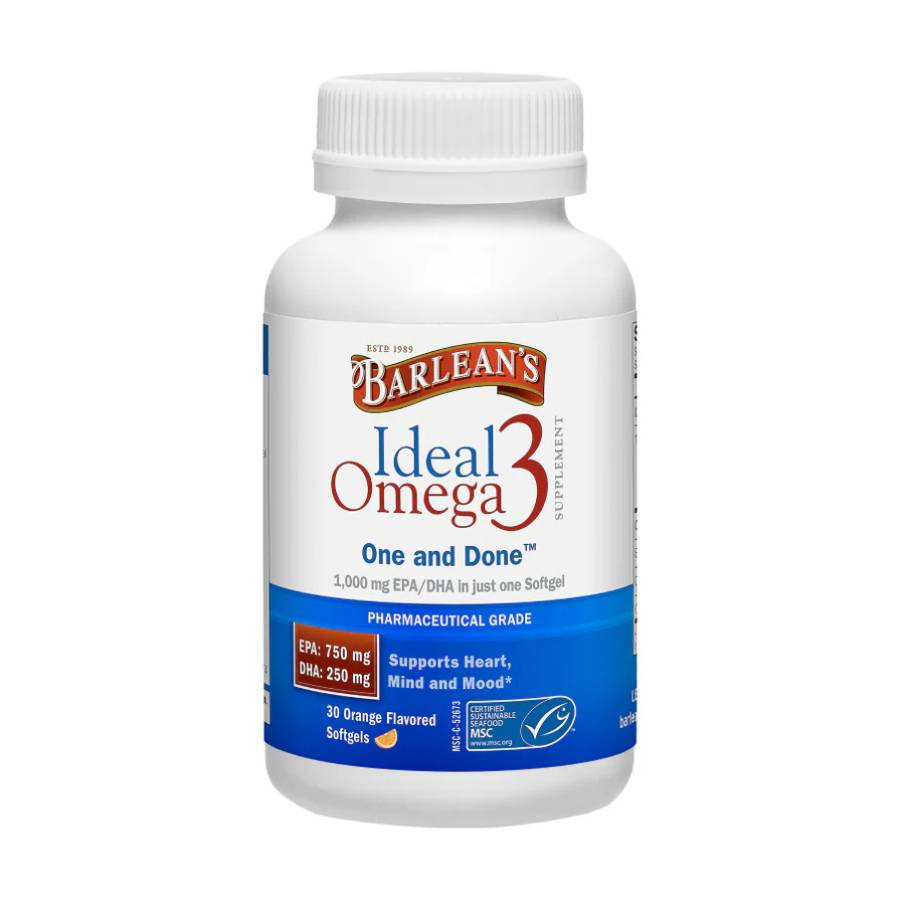 Barleans Organic Oils Ideal Omega3 - 30 Softgels 29$