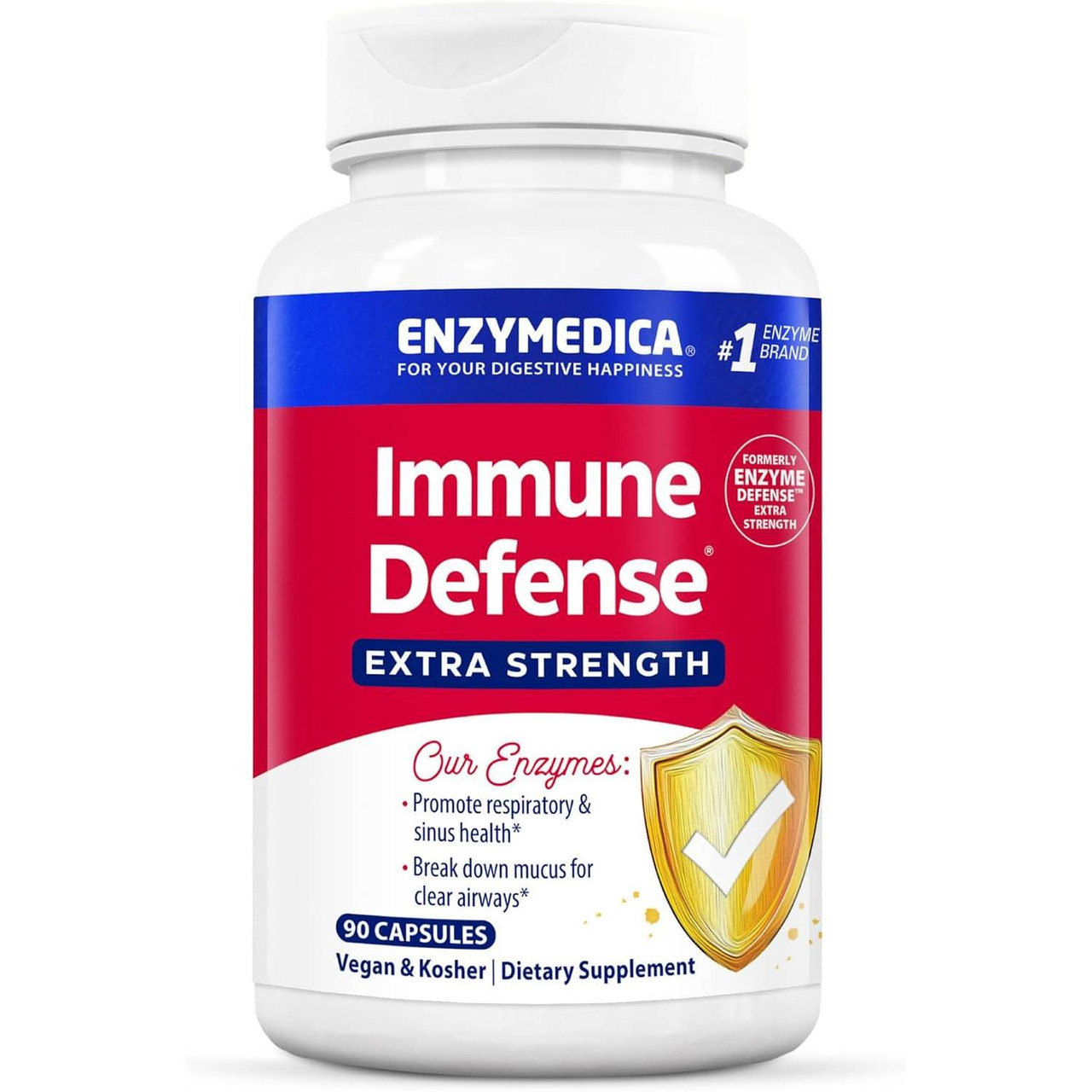 Enzymedica Immune Defense Extra Strength - 90 capsules 78$