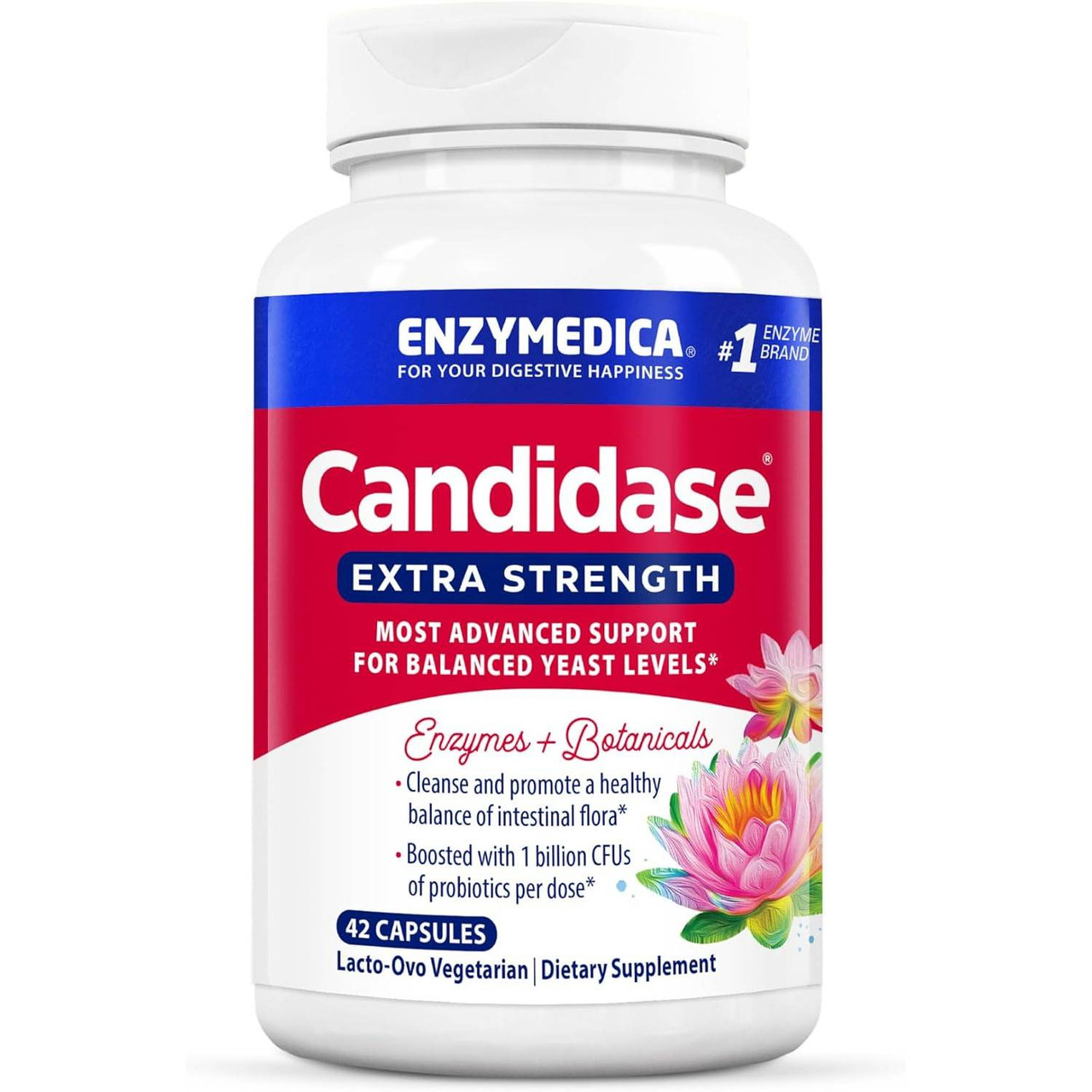 Enzymedica Candidase Extra Strength - 42 capsules 45$