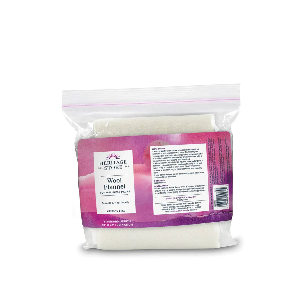 Heritage Store Wool Flannel - 12 X 27