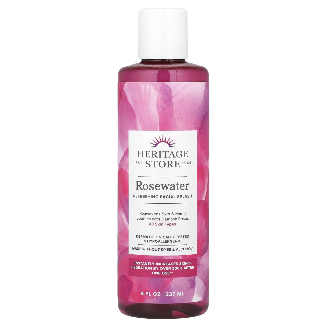 Heritage Store Rosewater - 8 Ounces