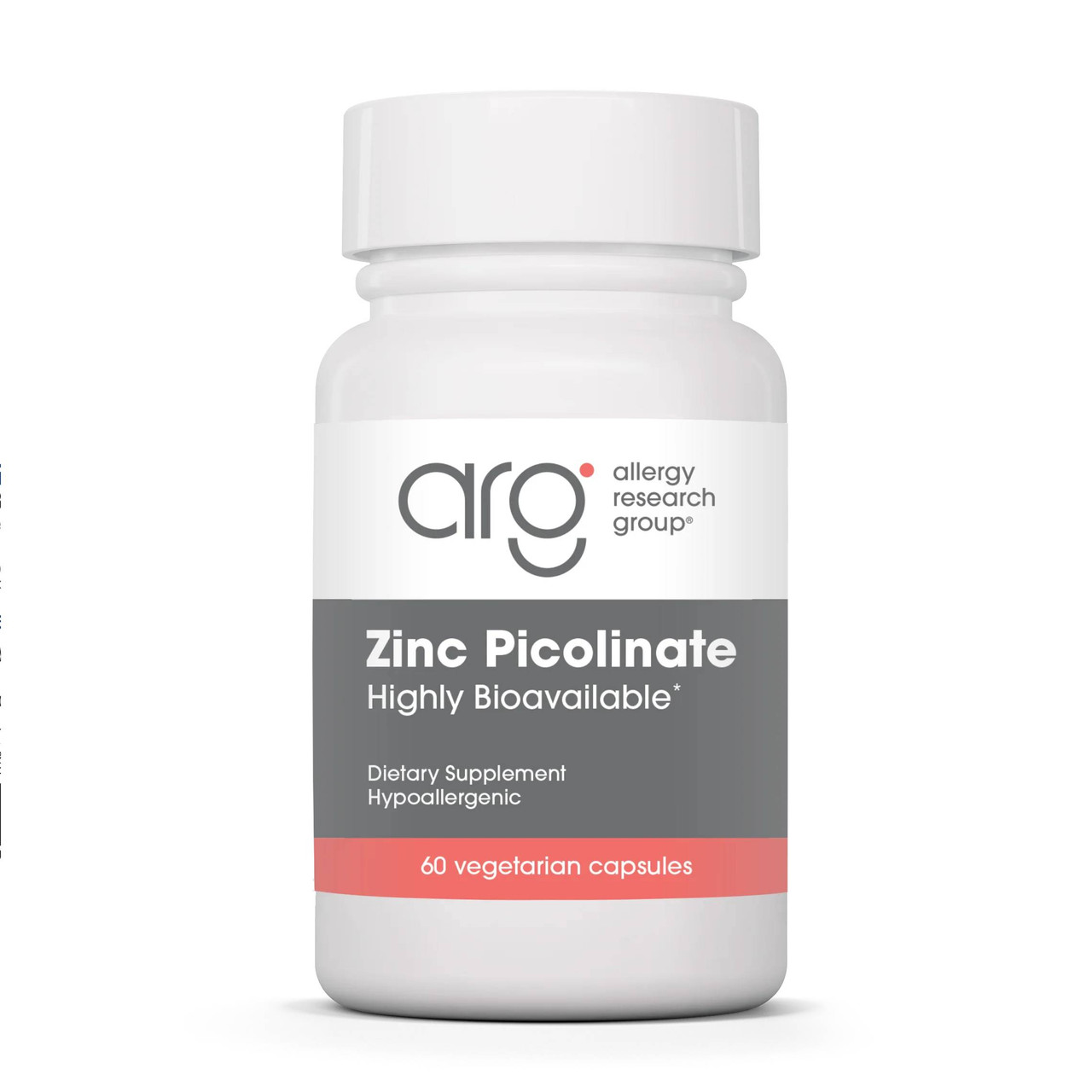 Allergy Research Group Zinc Picolinate - 60 capsules 15$