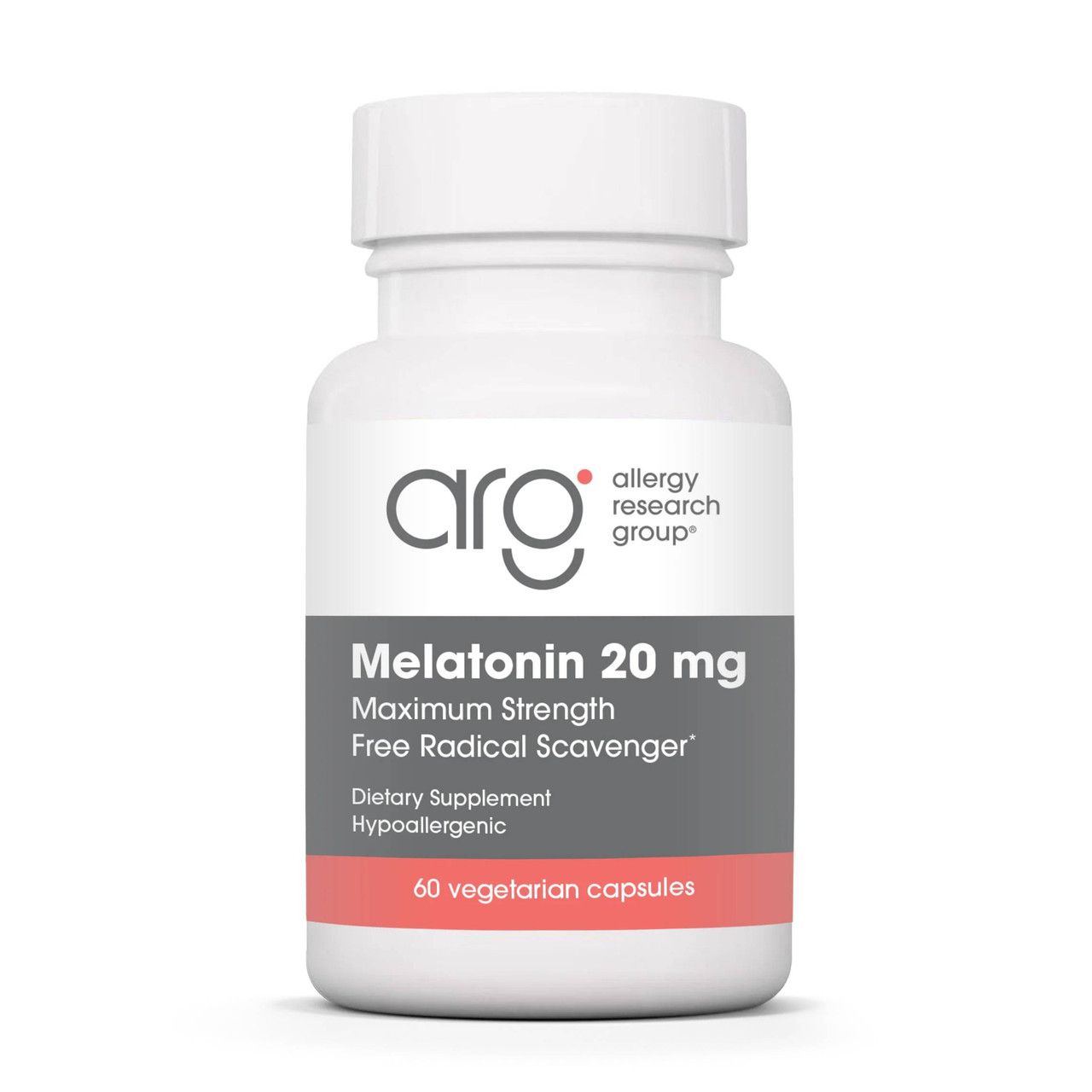 Allergy Research Group Melatonin 20mg - 60 capsules